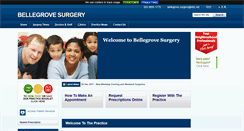 Desktop Screenshot of bellegrovesurgery.co.uk